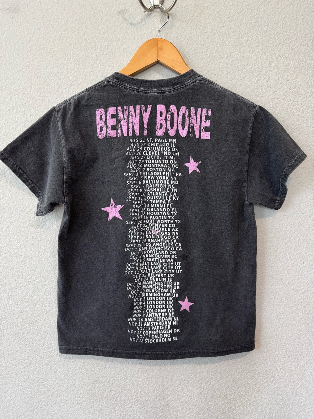 Benson Boone Concert Tee, Purchased at Concert, Size S - Picture 2 of 3